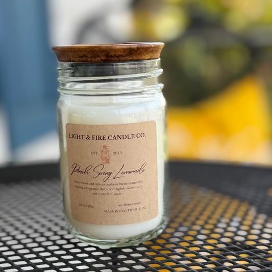 Porch Swing Lemonade 10 Ounce Soy Blend Candle