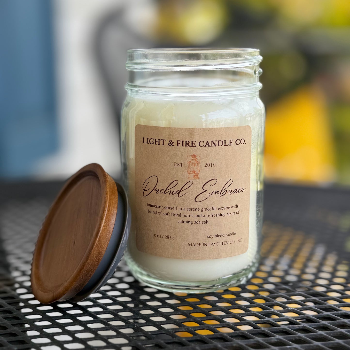 Orchid Embrace 10 Ounce Soy Blend Candle